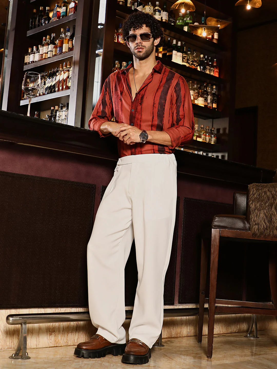 Dark-Tone Brushed Shirt - Image 6