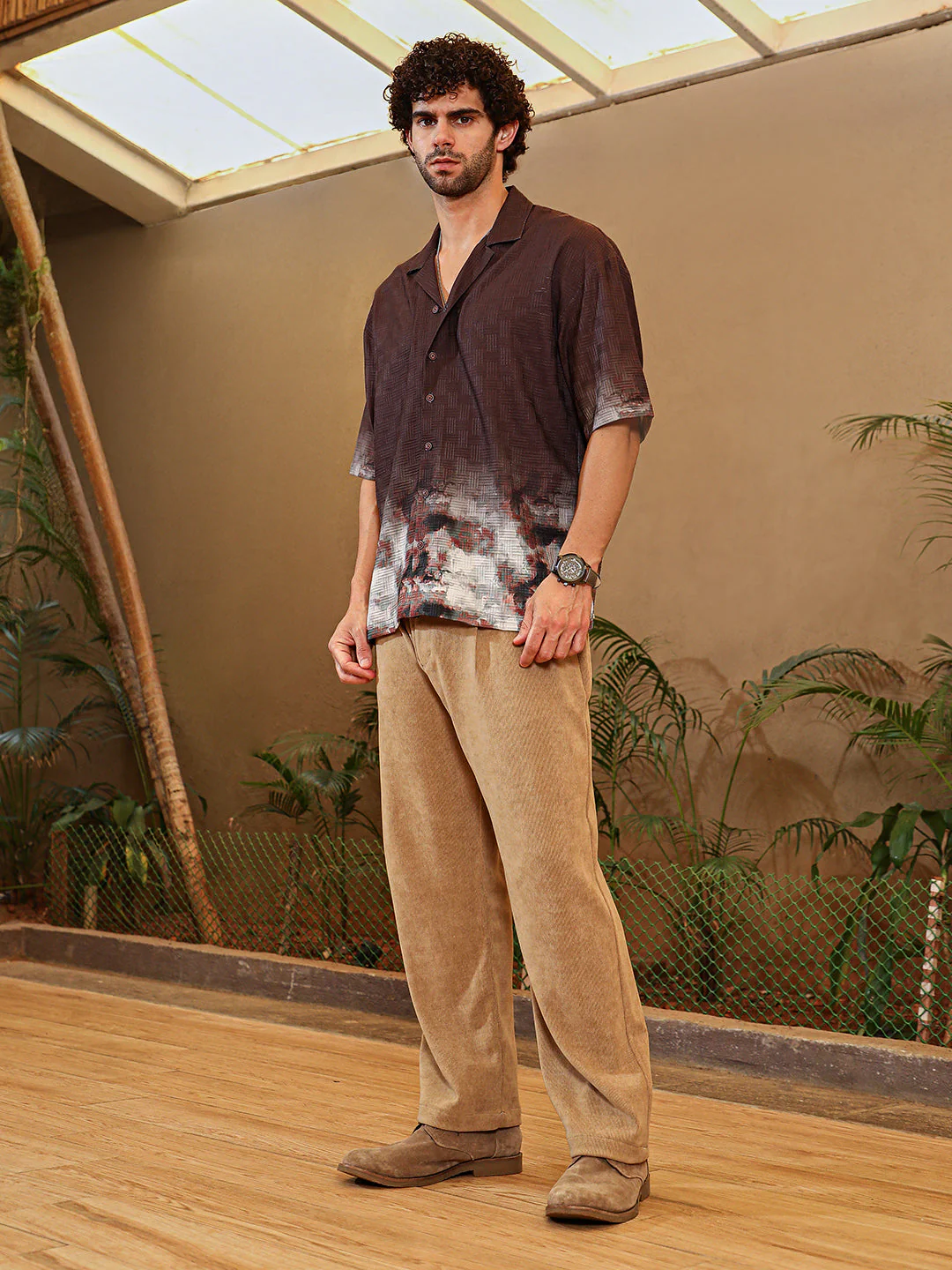 Abstract-Ombre Oversized Shirt - Image 5