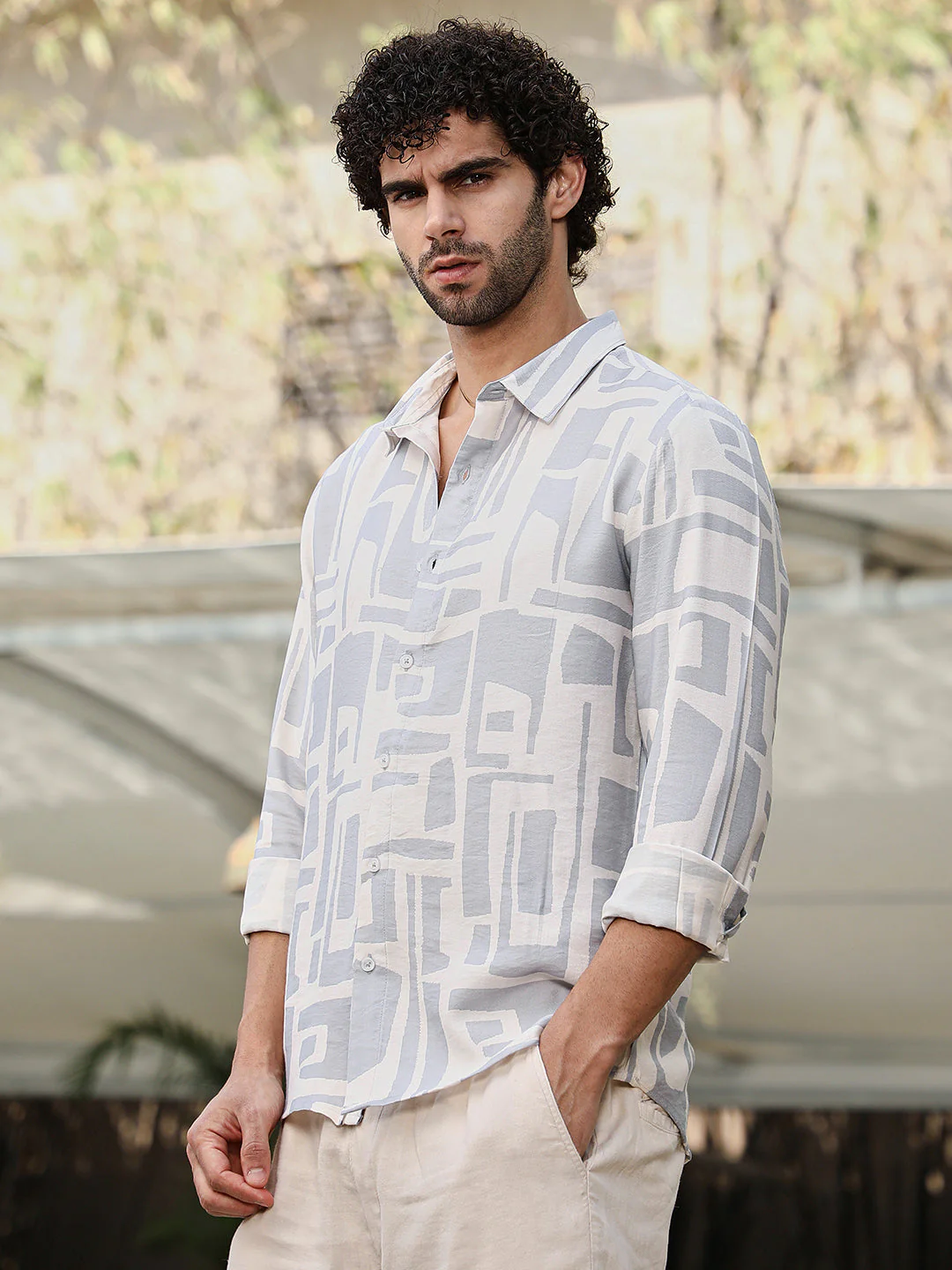 Abstract-Deco Regular Shirt - Image 3