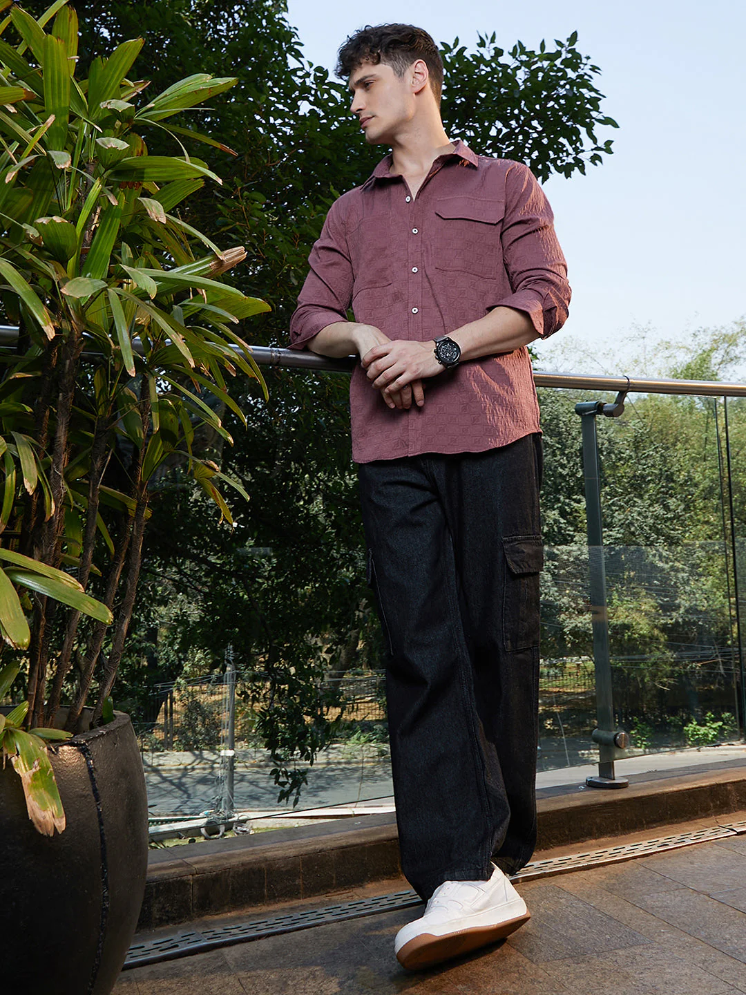 Obliqa-Utility Relaxed Shirt - Image 6