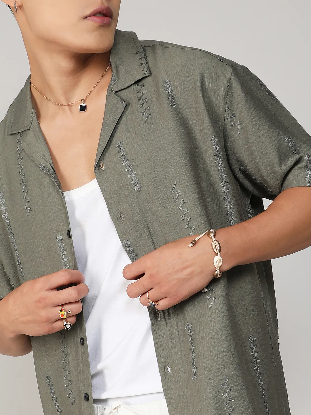 Embroidered Twist Shirt - Image 7