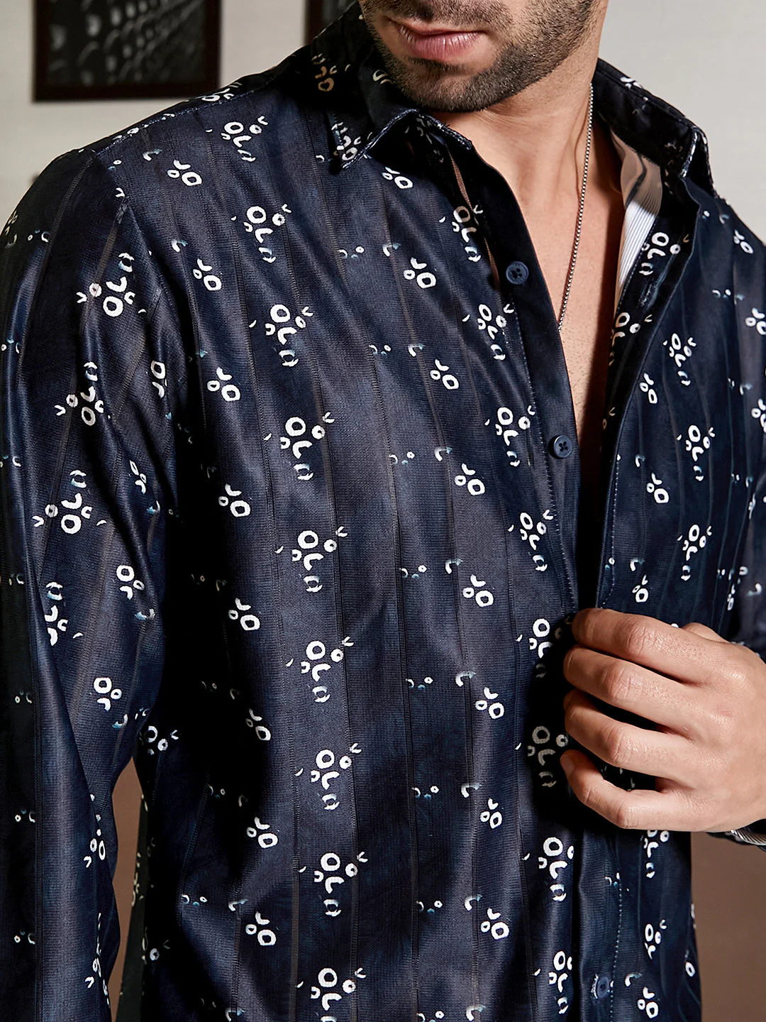 Ditsy Imprint Shirt - Image 6