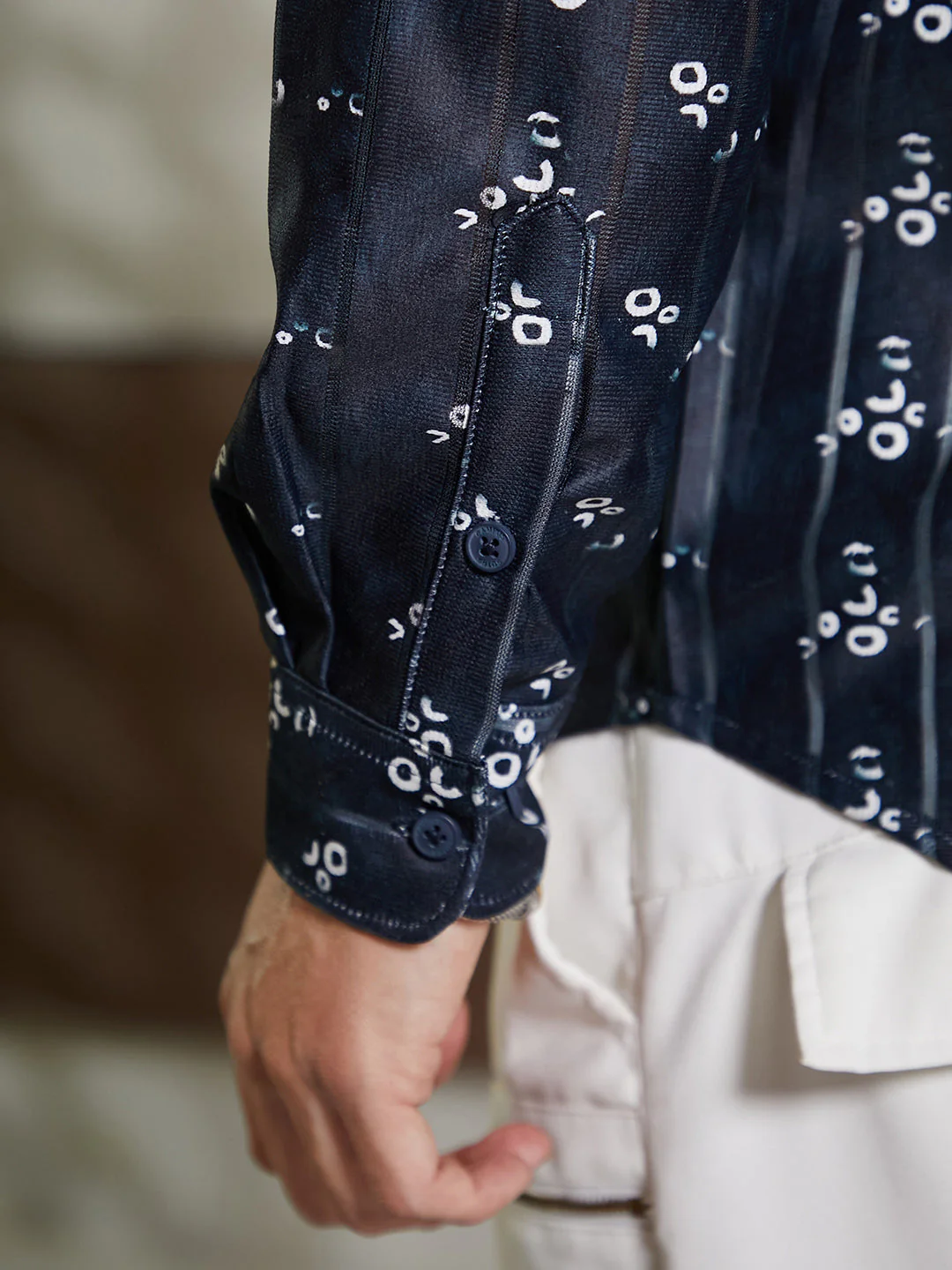 Ditsy Imprint Shirt - Image 7