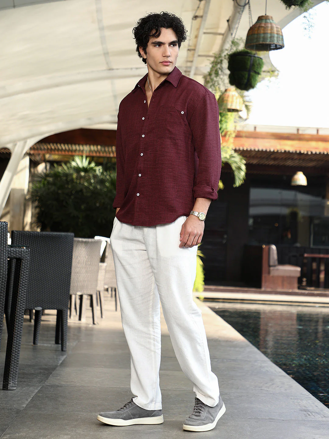 Modular Solid Oversized Shirt - Image 6