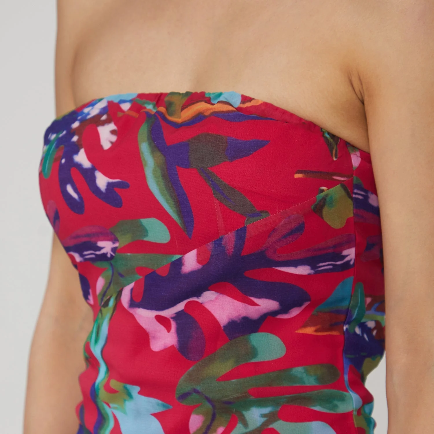 Blurry Bandeau Dress - Image 6