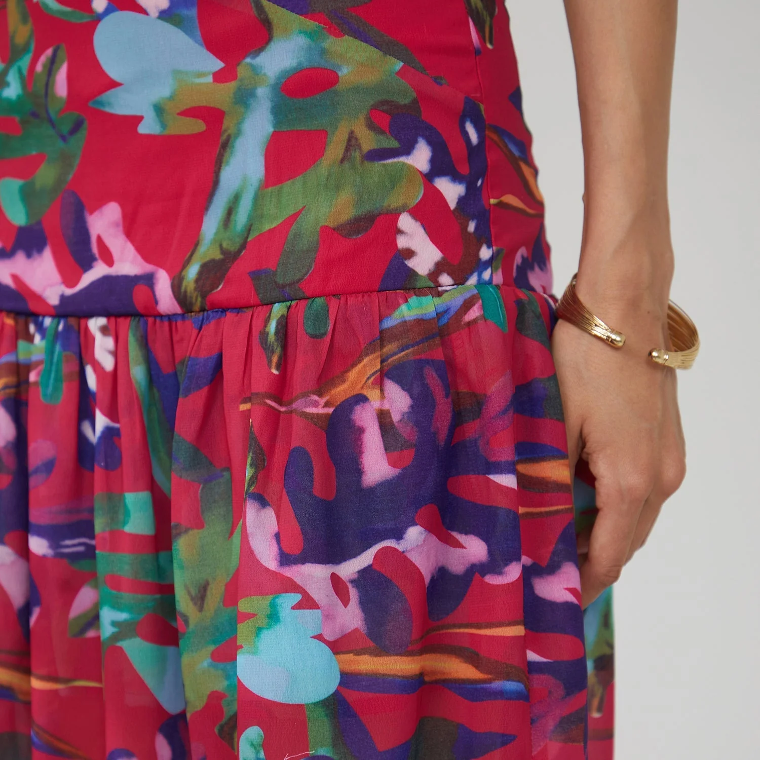 Blurry Bandeau Dress - Image 7