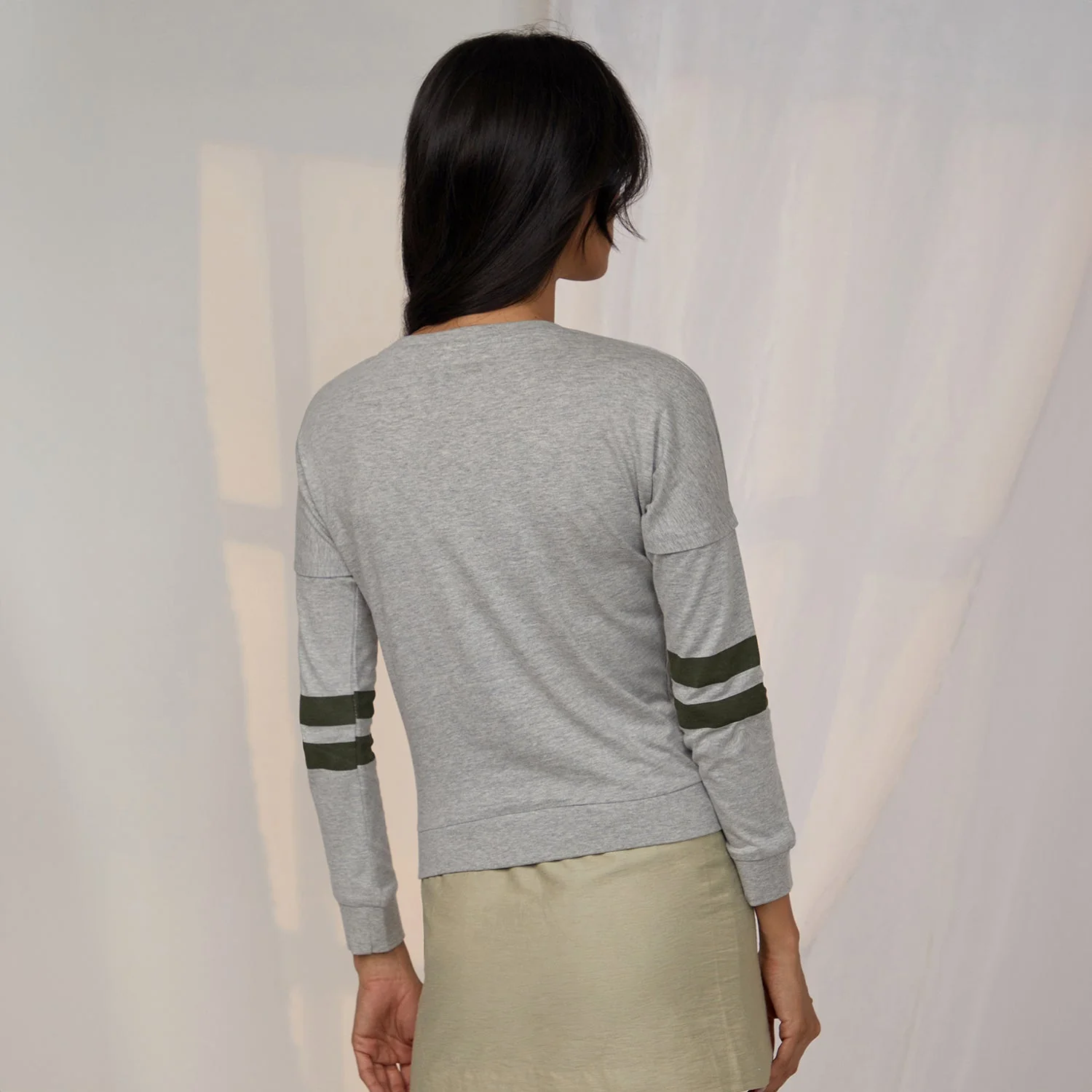 Heathered Striped Top - Image 4