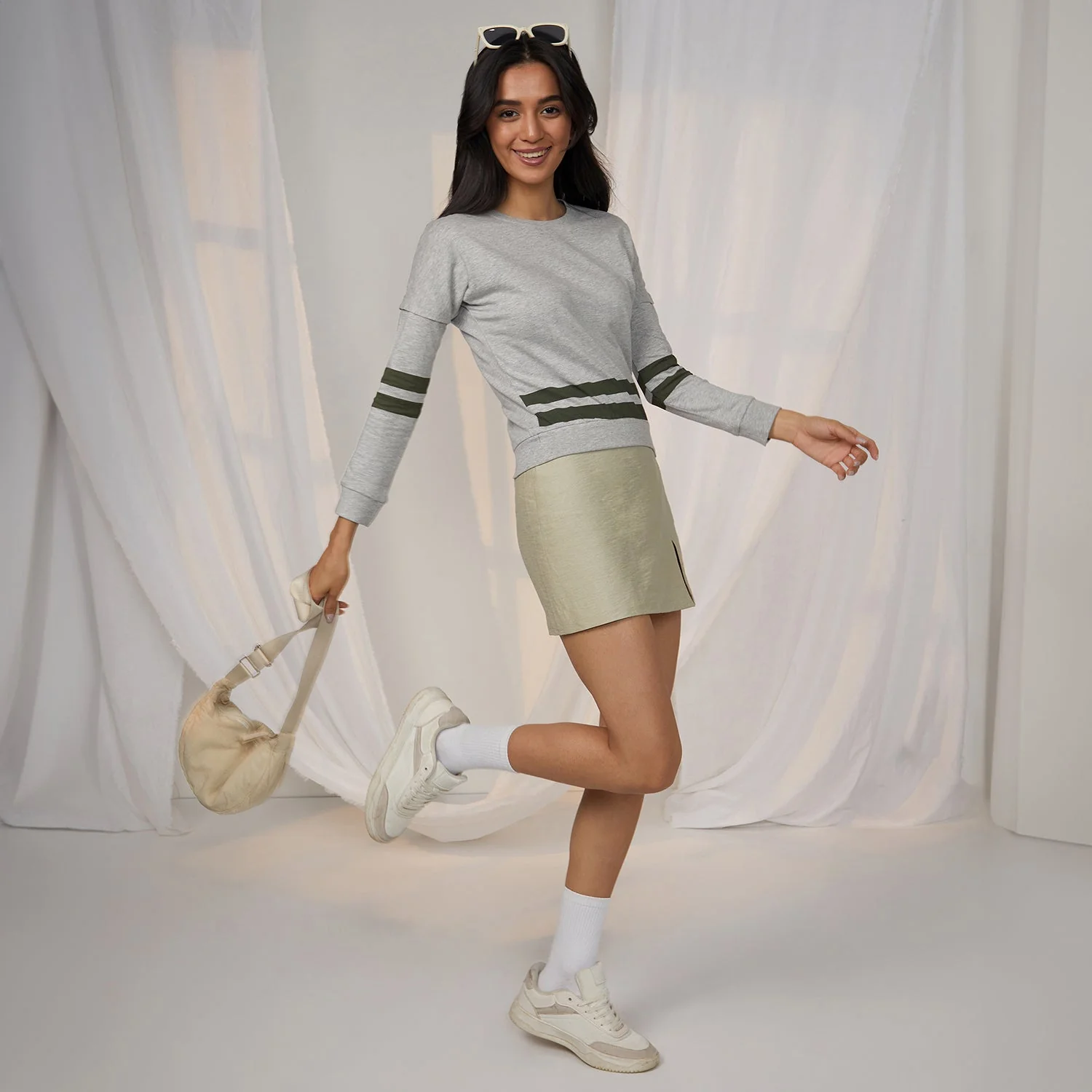 Heathered Striped Top - Image 6