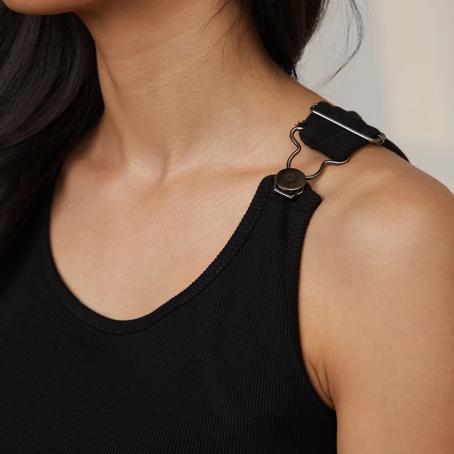 Ribbed Dungree Top - Image 7