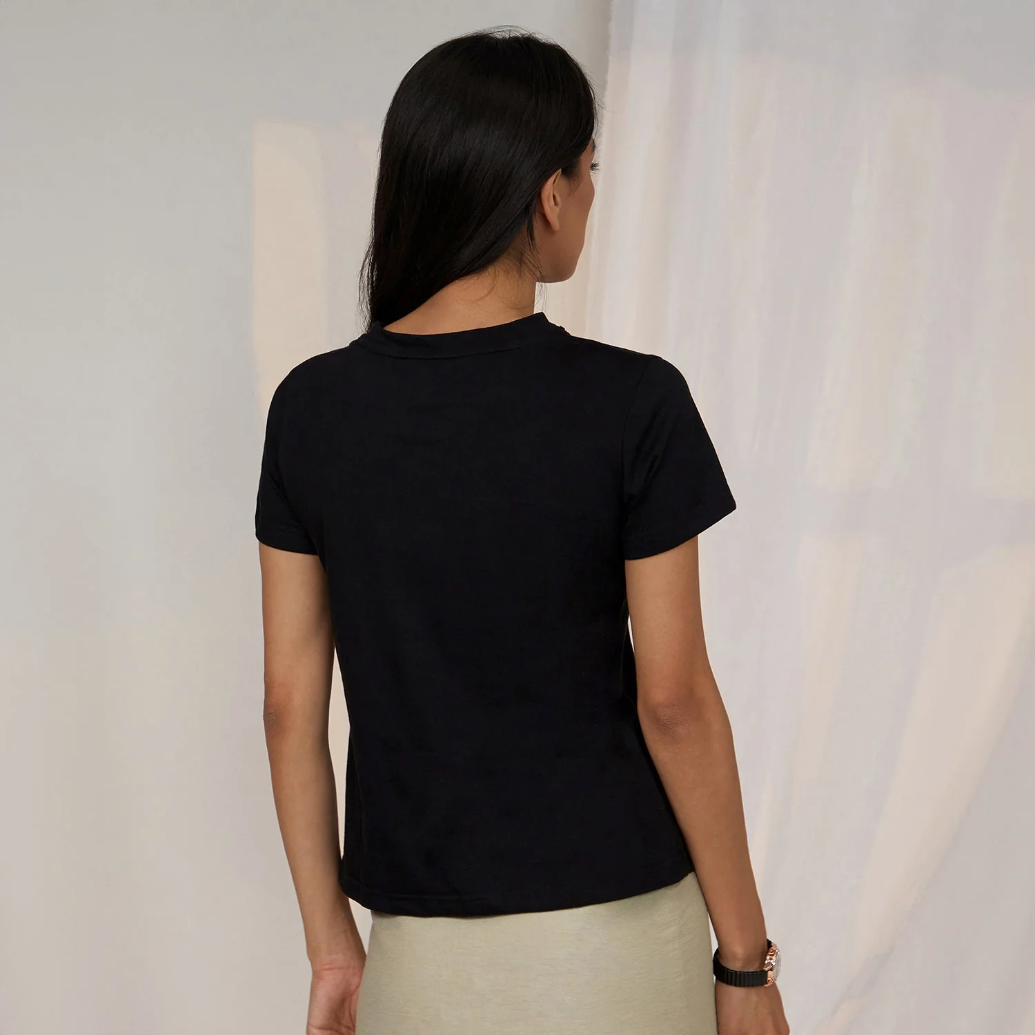 Solid Regular Fit Top - Image 4