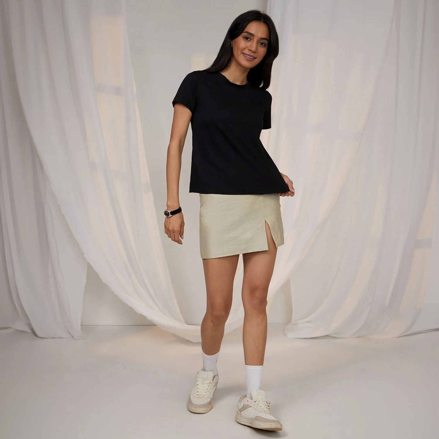 Solid Regular Fit Top - Image 5