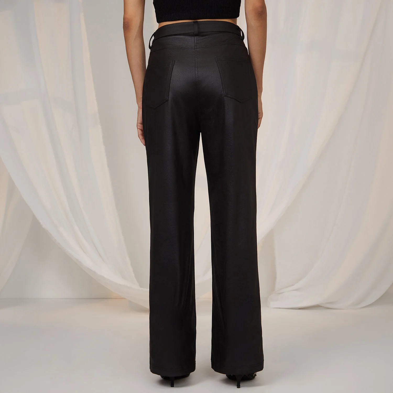 Straight Tailored Trousers - Image 4